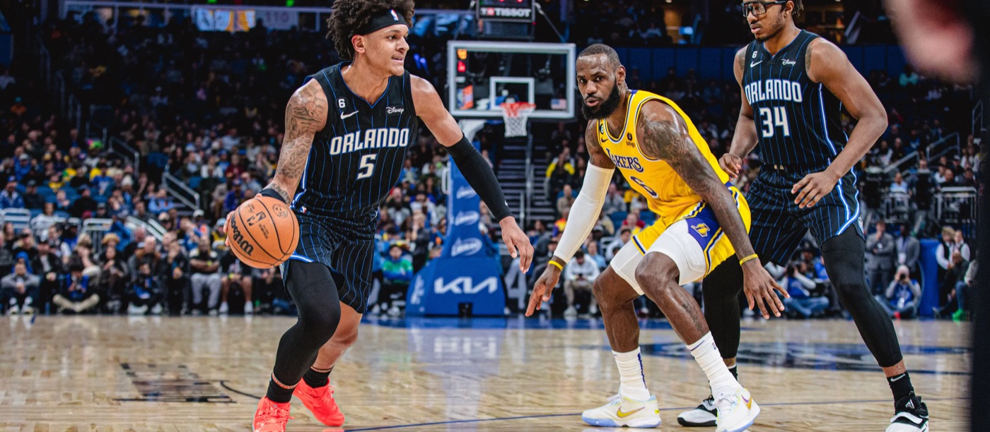 Tribuna llena en un partido de los Orlando Magic